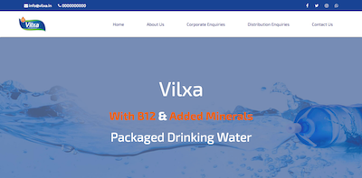 Webniter - Vilxa - Packaged Drinking Water